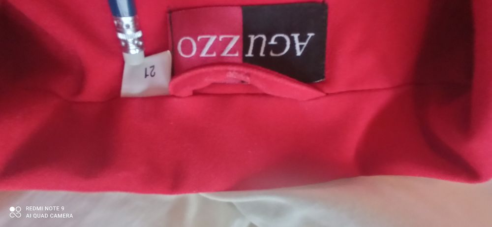 Costum damă roșu Agguzo M/L