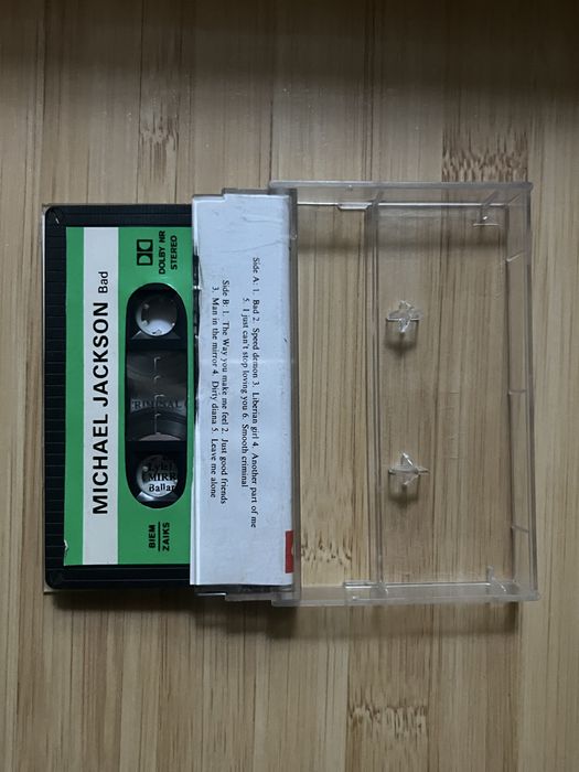 Caseta audio Michael Jackson Album Bad