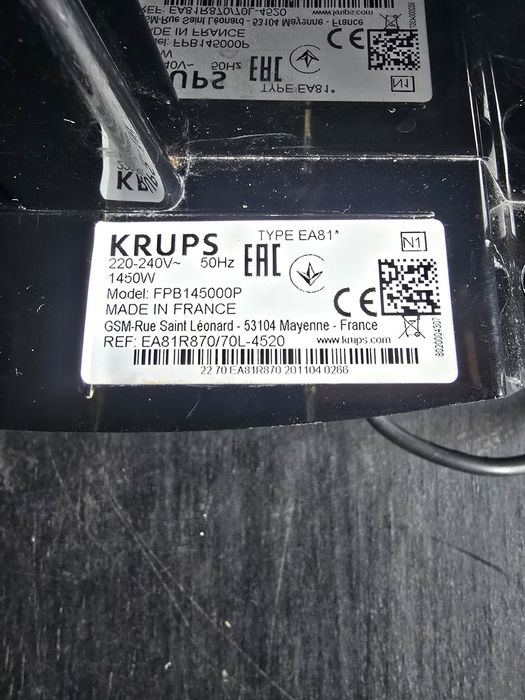 Espressor Krups EA81 pentru piese sau reparat