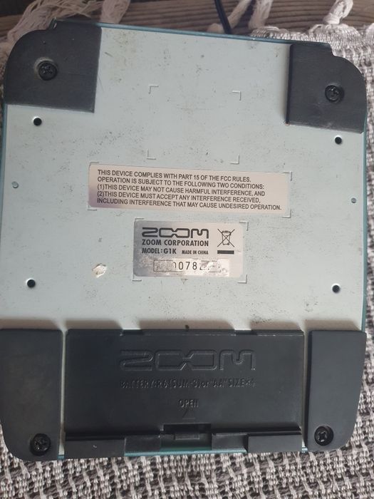 Pedala chitara efecte Zoom G1K Kiko Loureiro Megadeath