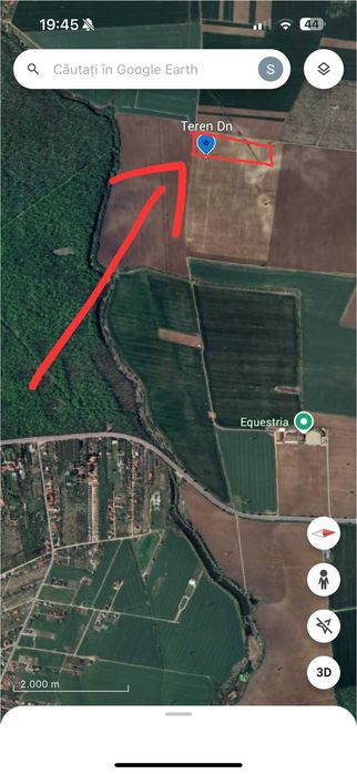 Vânzare teren extravilan arabil - Tâncăbești, comuna Snagov