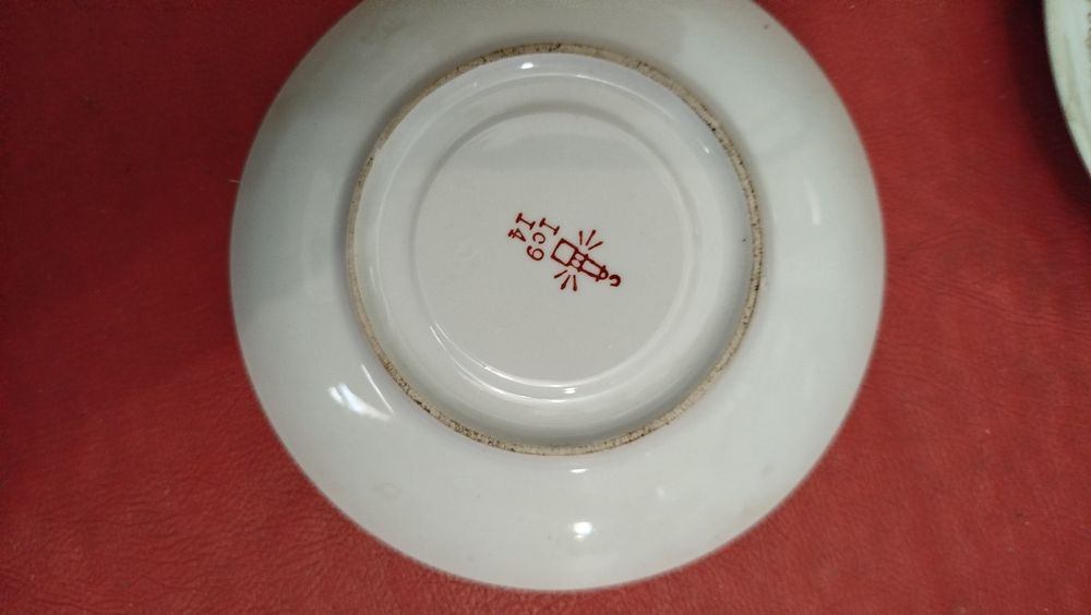 Фарфоровые блюдца СССР