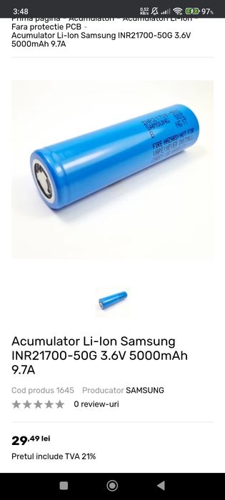 Bateriei litiu ion 4 s.