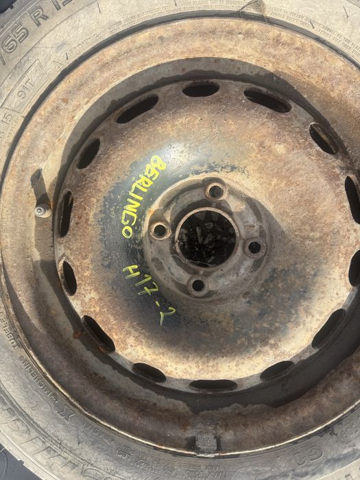 2броя стоманени джанти Berlingo ном 17