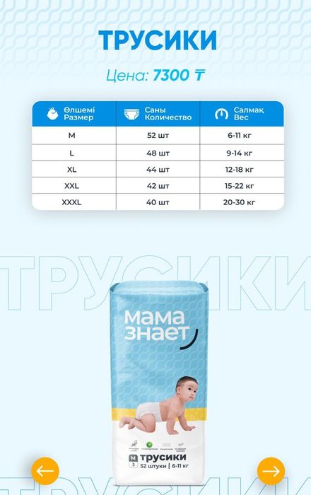 Подгузники с быстрой доставкой