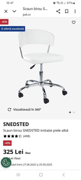 Scaun birou reglabil