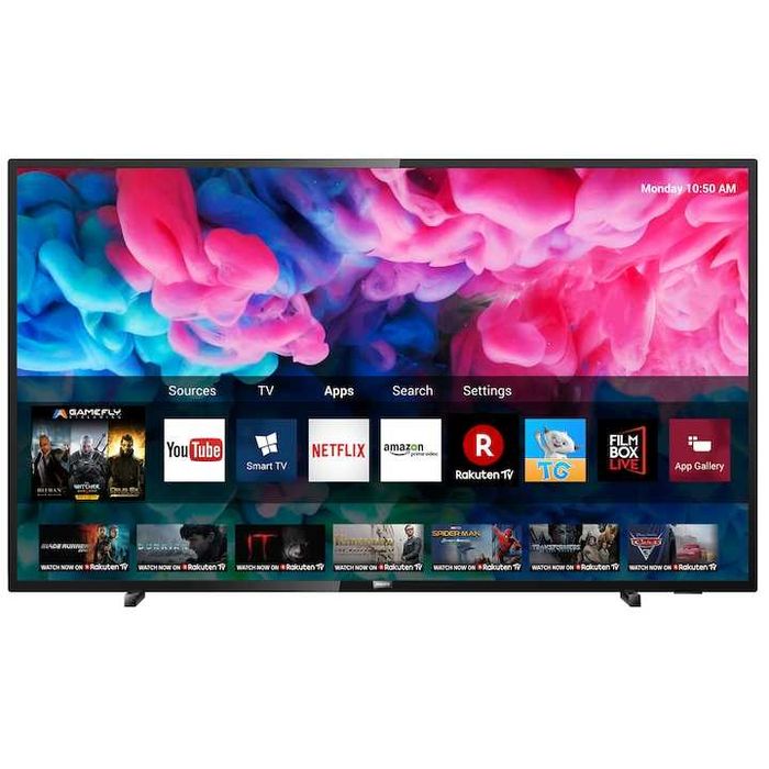 Televizor LED Smart Philips, 108 cm, 4K Ultra HD, Clasa A