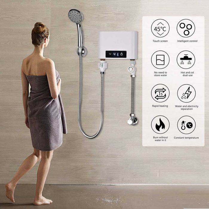 Boiler electric instant 3500W –Afisaj LED– Temperatura reglabila