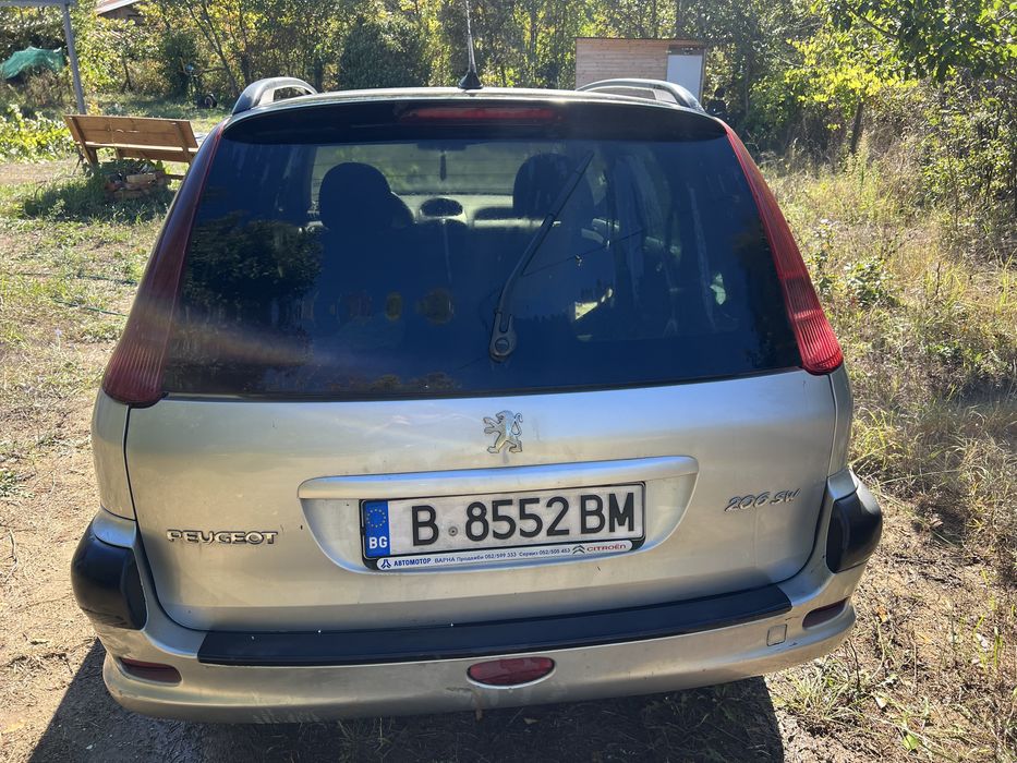 Пежо 206 SW комби 1.4 HDi дизел, 68коня, 2003 година