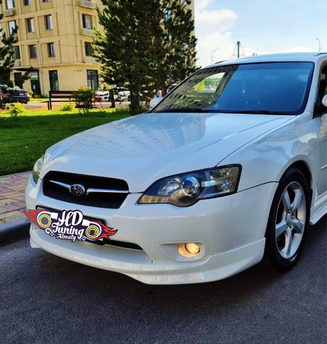 Губа на передний бампер Subaru Legacy BL/BP Дорестайлинг