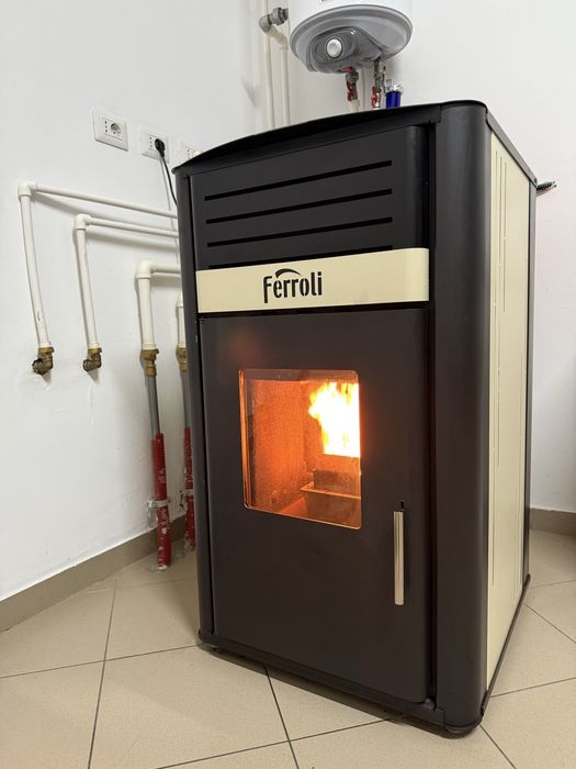 Centrala pelet Ferroli Mirano 24kw cu toate accesoriile