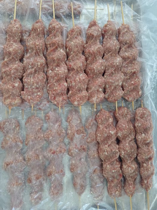 Катлет для Бургеров, колбаски барбекю. Шашлыки на шпажка. Чоп шашлий.
