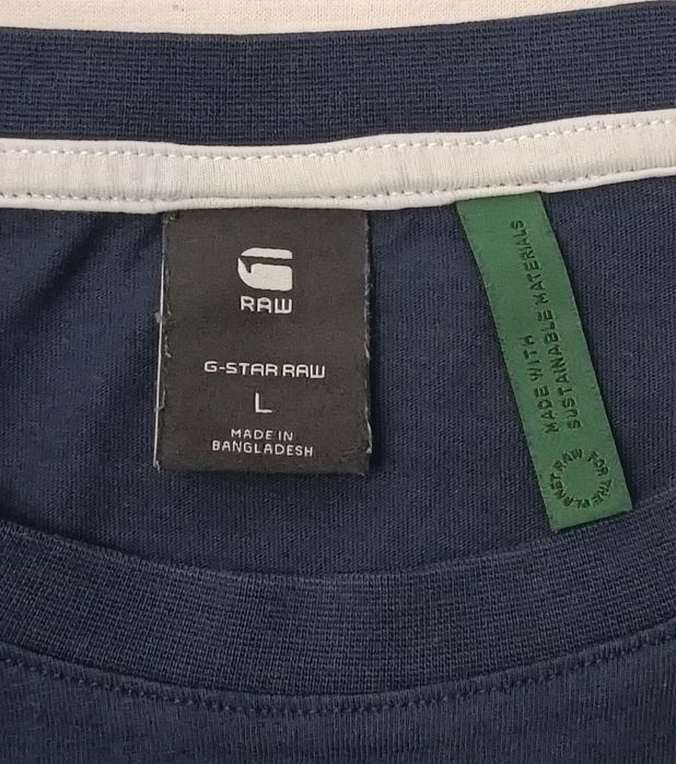 G-STAR RAW оригинална тениска L памучна фланелка