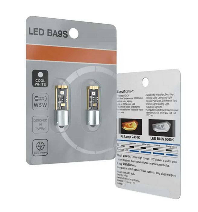 Лед Крушки OSRAM BAW9S BAY9S(120) BAX9S(150) BA9S(180) *CANBUS*