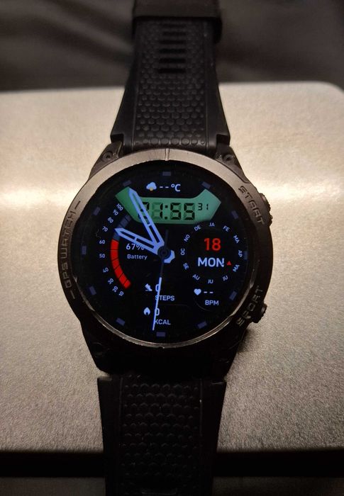 Срочно продам умные часы Zeblaze Stratos 3 Pro (AMOLED, GPS)