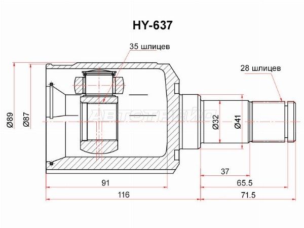 Шрус Kia Sorento