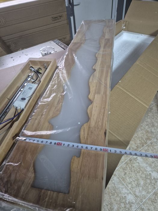 Уникална! /LED/ димируема висяща  лампа  с дистанционно управление