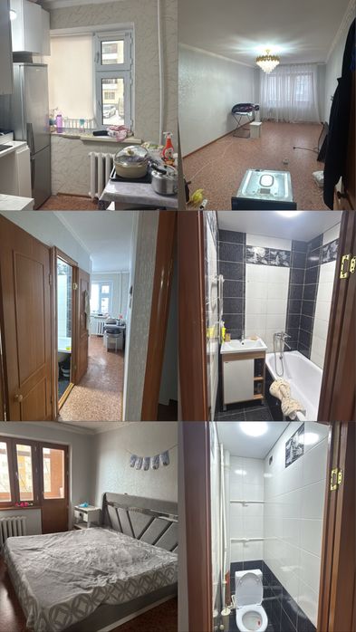 2 бөлмелі үй жалға беріледі. Жеңіс көшесінде.