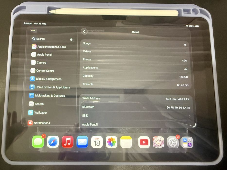 Ipad Air m2 128gb с Apple pencil pro