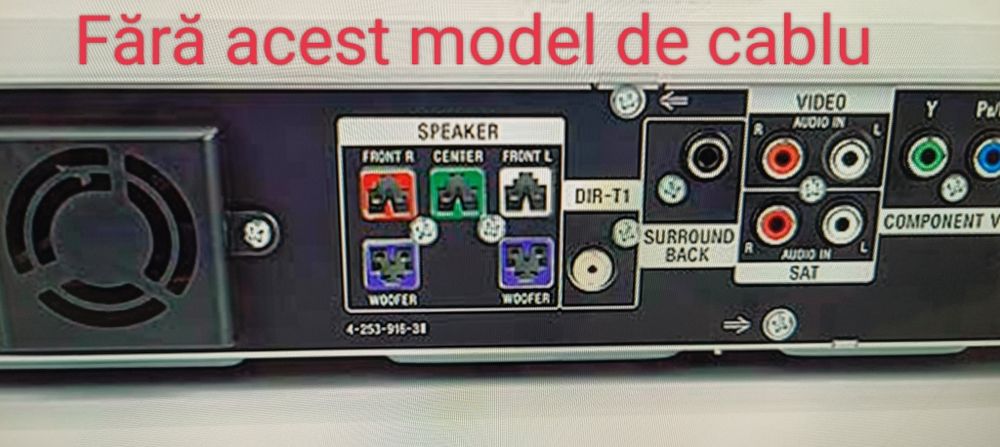 Sony Cable With Connector Speaker / Sateliti si SW - Home Cinema Sony