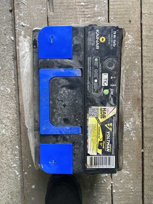 АКБ(аккумулятор) для легкогового автомобиля 12В 75ач 650а