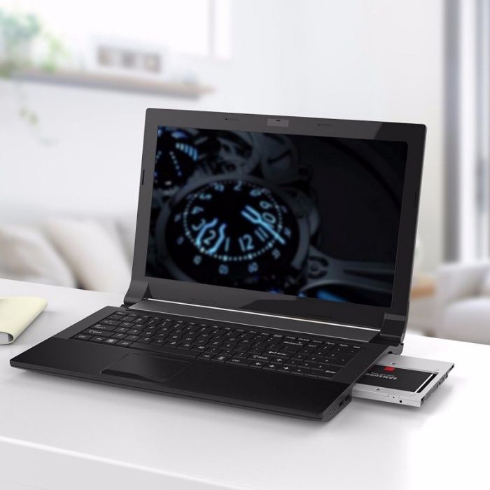 Caddy кутия за ВТОРИ Хард Диск "HDD/SSD" към вашия лаптоп 9.5 | 12.7mm