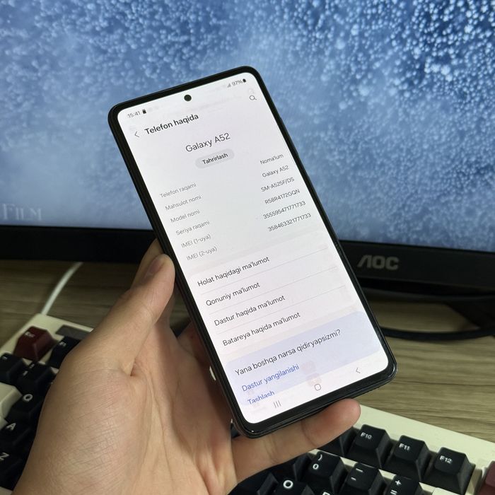 Samsung Galaxy A52 128Gb seochna dastafka bor