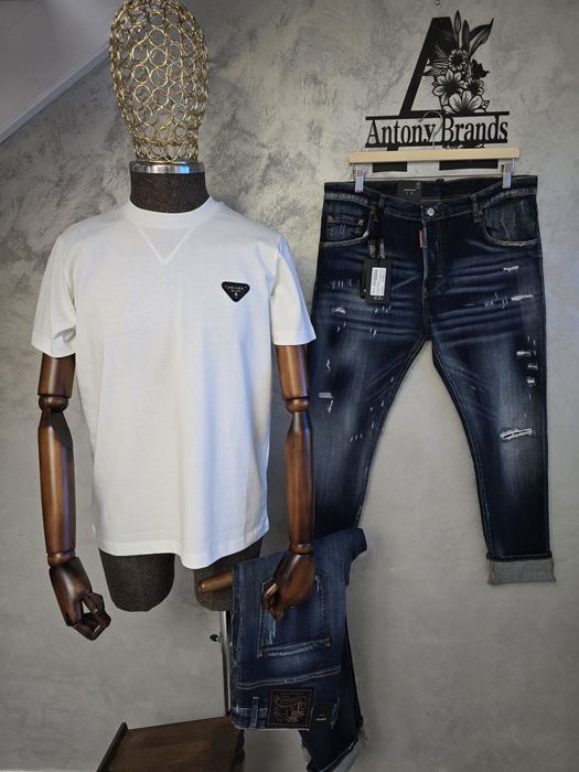 Tricouri barbati premium diferite modele prada jacquemus casa blanca