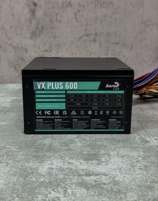 AeroCool VX Plus 600W blok pitaniya