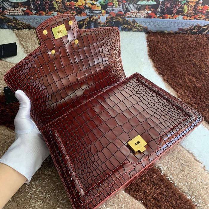 Geanta Dolce Gabbana Amore 27 cm rosu, Premium