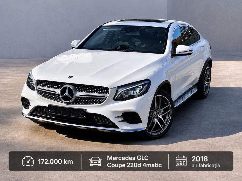 Mercedes-Benz GLC Coupe Mercedes-Benz GLC 220d 4MATIC Coupe – 2018-172.000 Km- TVA deductibil