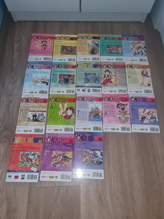 Vând 18 cărți manga one piece