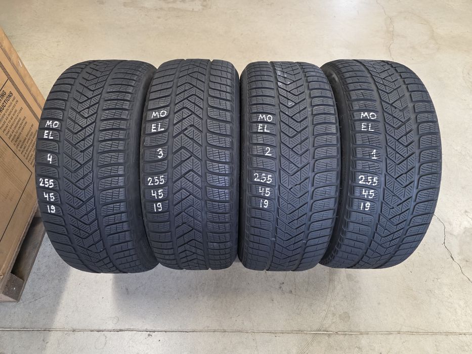255/45/19 4бр.PIRELLI WINTER SOTTOZERO  3 -TO-EL-PNCS-rim protector