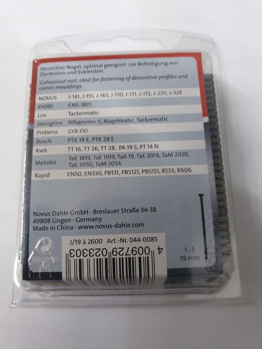 Vand cleme, cuie ptr.capsatoare manuale și electrice