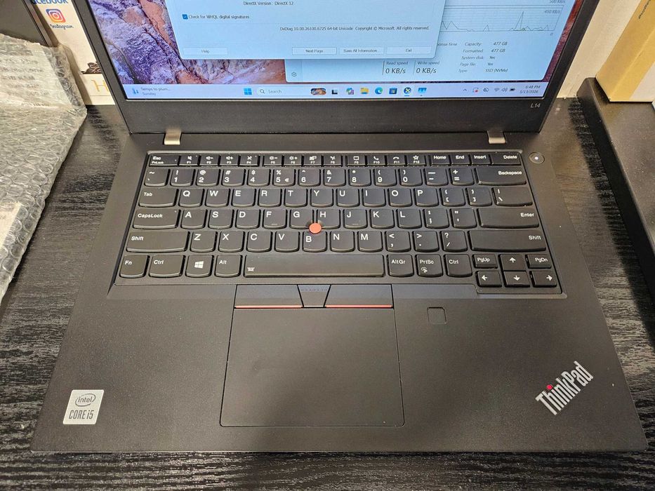 Hope Amanet P10/Laptop Lenovo Lenovo ThinkPad L14 Gen 1 i5 10th SSD