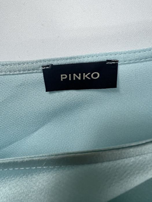 PINKO боди с едно рамо в синьо и черно