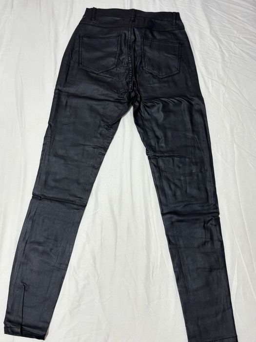 pantaloni imitatie piele