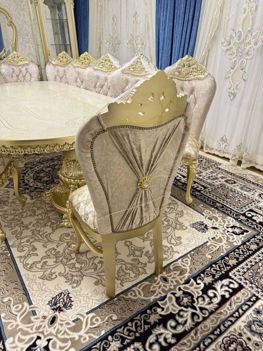 Stol-Stul Kamplekt Stulla Yonğoqdan Stol-Mdf Dan Baquvat Arzon Narxda