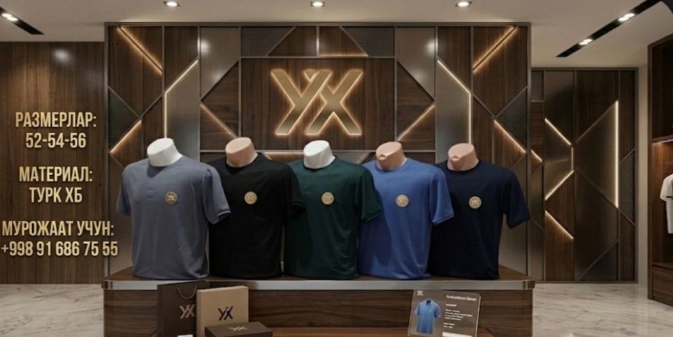 Эркаклар учун сифатли футболкалар юкори сифат замонавий куриниш