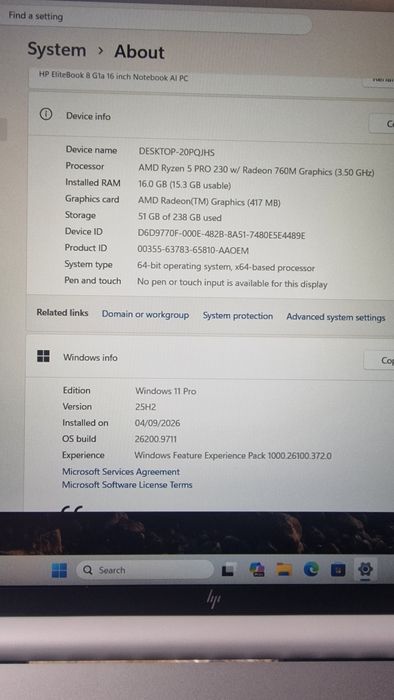 Laptop HP ELITEBOOK 8G1a  Nou!