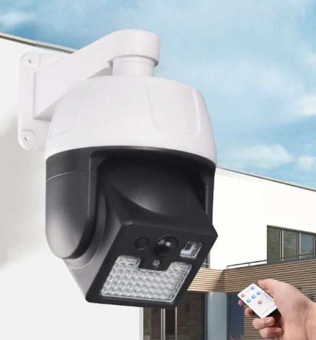 Соларна лампа с дистанционно управление и сензор за движение