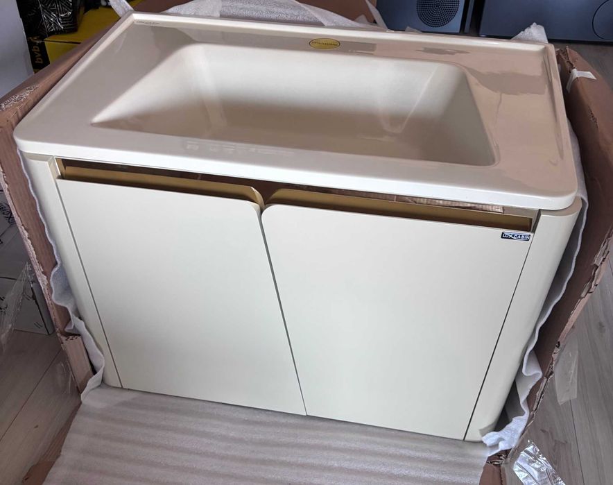 PVC шкаф за баня с мивка