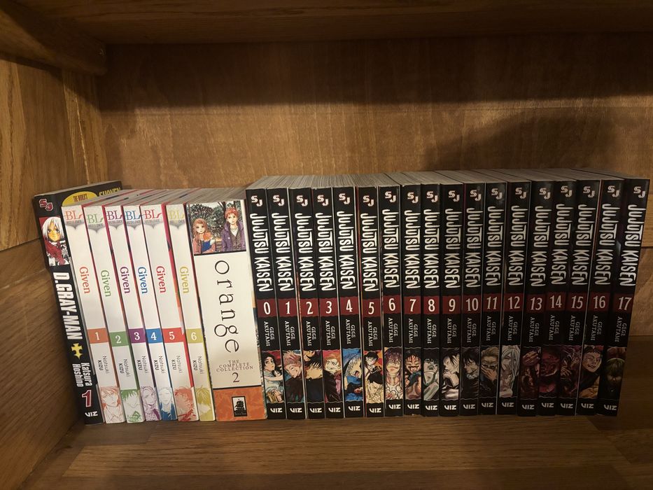 Манга -d.gray-man ,Given ,Orange , Jujutsu kaisen