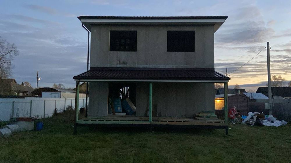 Дом из ЦСП панелей