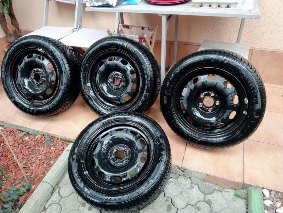 Set jante cu cauciucuri Ca si Noi 2025 pe 15 pentru VW.Skoda.Seat