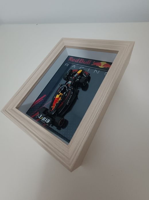 Tablou 3D lemn formula 1 20x15 cm verstappen 1/43