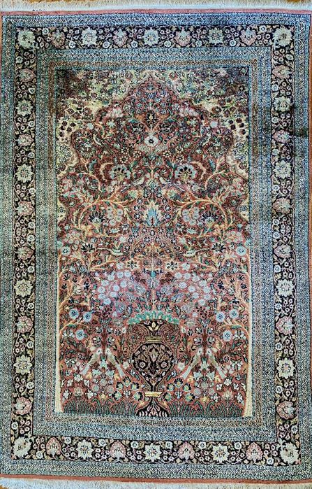 Копринен килим Кашмир