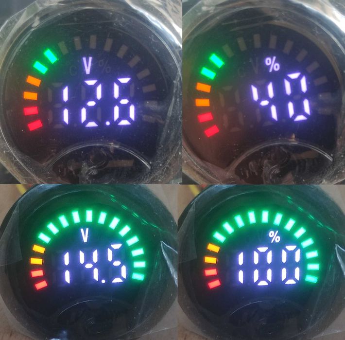 Волтметри за монтаж -  за измерване на ток DC-100, AC-500v