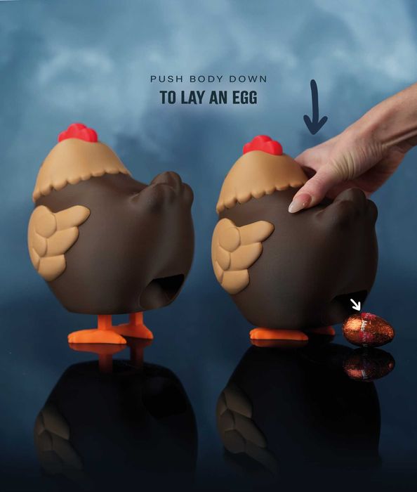 Henriegga – găina care face ouă  – decor amuzant de Paste