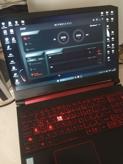 Продам ноутбук acer nitro
